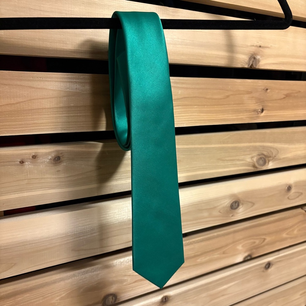 Jacob Alexander Handmade Green Neck Tie